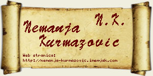 Nemanja Kurmazović vizit kartica